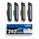 6. Brother Toner-Kit TN243CMYK=TN-243CMYK, 1000 Seiten