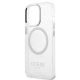 6. Guess Metal Outline MagSafe Hülle für iPhone 13 Pro / iPhone 13 – Silber