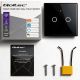 8. QOLTEC LICHT-EIN/AUS-SCHALTER | 2-KANAL-TOUCH-BEDIENUNG | WLAN | TIMER | TUYA | SCHWARZ