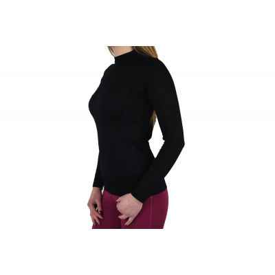2. GymHero Langarm-Nahtloses T-Shirt W 766-SCHWARZ