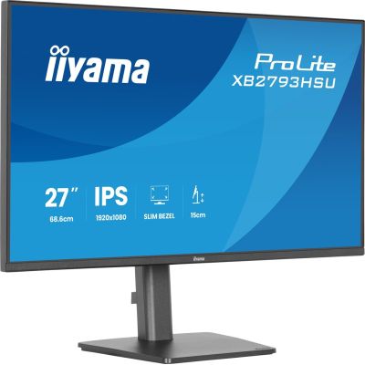 5. iiyama ProLite XB2793HSU-B1 Computermonitor 68,6 cm (27") 1920 x 1080 px Full HD LED Schwarz