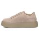 3. Damen-Lederschuhe, Sneaker, beige, Filippo DP7502/26