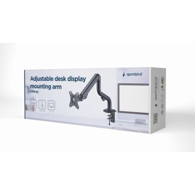 3. GEMBIRD Verstellbarer Tischmonitorarm/Halterung 17-32, VESA 100x100mm, bis zu 8 kg