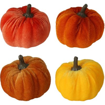 11. Halloween-Kürbis-Dekorationsfiguren, 4 Stück