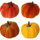 11. Halloween-Kürbis-Dekorationsfiguren, 4 Stück
