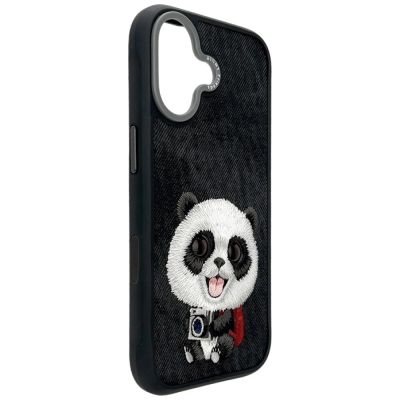 5. Nimmy Big Eyed Pet 2.0 Panda Hülle für iPhone 17 - Schwarz