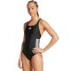 adidas Damen-Badeanzug mit 3 Streifen, schwarz, JN8118