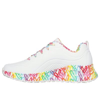 5. Skechers Damen-Sneaker UNA LITE EXUBERANT HEARTS 177976 WMLT