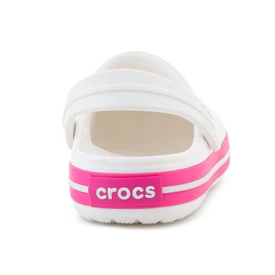 5. CROCS CROCBAND KINDER CLOG WEISS/PINK CRUSH 207006-6WU