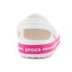 5. CROCS CROCBAND KINDER CLOG WEISS/PINK CRUSH 207006-6WU