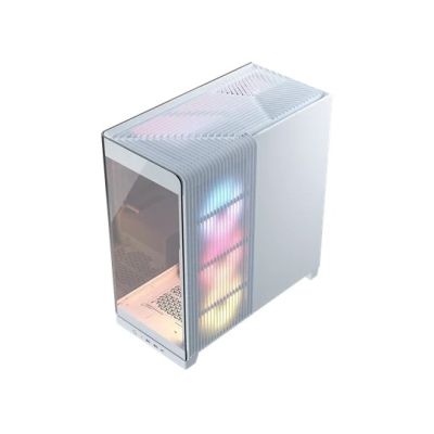 Schutzhülle aus gehärtetem Glas CORSAIR Geh Midi 4500X RS ARGB Weiß