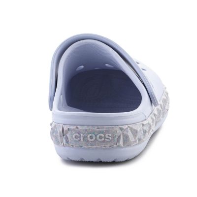 10. Crocs Crockband Geometric Glitter Band Clog Jr 210134-5AF Flip-Flops