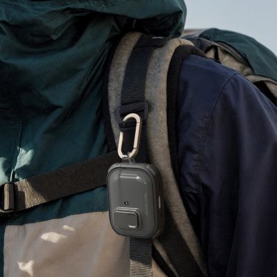 13. AmazingThing Titan Pro Mag Hülle, transparent, für AirPods Pro 3 - Schwarz