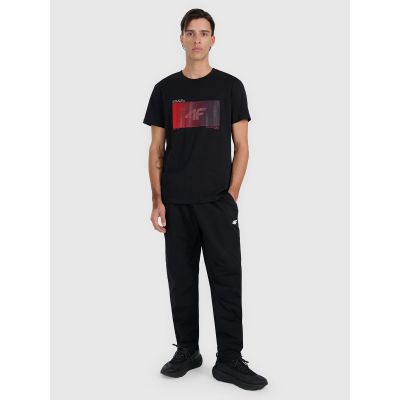 6. Herren-T-Shirt mit Aufdruck, regulär, Größe 4F 4FRAW25TTSHM3224-20S