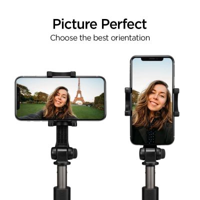 20. Spigen S540W Bluetooth-Selfie-Stick mit Stativ – Schwarz