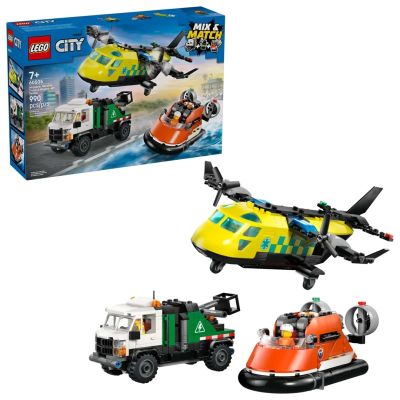 LEGO City 60505 Flugzeug, Service-LKW und Hovercraft