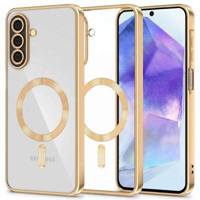 Tech-Protect MagFlex MagSafe Hülle für Samsung Galaxy A27 5G – Transparentes Gold