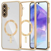Tech-Protect MagFlex MagSafe Hülle für Samsung Galaxy A27 5G – Transparentes Gold