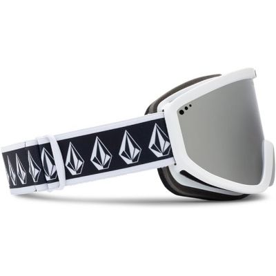 5. Volcom FOOTPRINTS WHITE RERUN/SILVER CHROME Snowboardbrille silber verspiegelt (VG0622316)