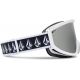 5. Volcom FOOTPRINTS WHITE RERUN/SILVER CHROME Snowboardbrille silber verspiegelt (VG0622316)
