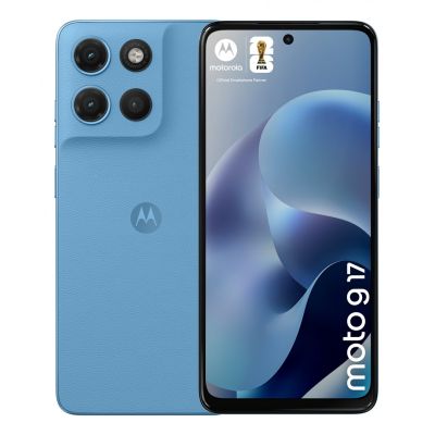 24. Motorola Moto G17, 17,1 cm (6,72 Zoll), Dual-SIM, Android 15, USB Typ-C, 4 GB RAM, 128 GB interner Speicher, 5200 mAh Akku, Blau