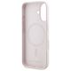 7. Karl Lagerfeld Silikon Nauble Heads Print MagSafe Case für iPhone 16 - Pink