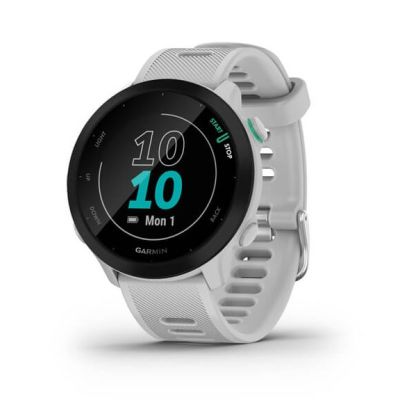10. Garmin Forerunner 55 Weiße Sportuhr
