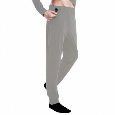 GLOVII Beheizbare Unisex-Hose, Grau, L