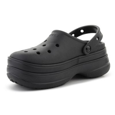 3. CROCS CLASSIC STACKED CLOG SCHWARZ/SCHWARZ 211355-060