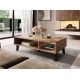 3. NORD Couchtisch 110 cm Wotan Eiche/Anthrazit