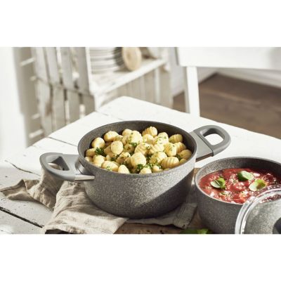 3. BALLARINI Murano-Topf mit Deckel, Granit, 24 cm, 75002-940-0