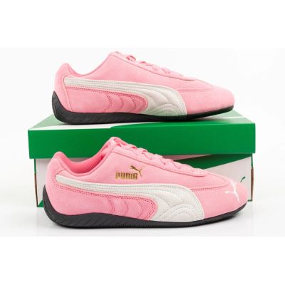 9. Puma Speedcat Damen-Sportschuhe, pinke Leder-Sneaker