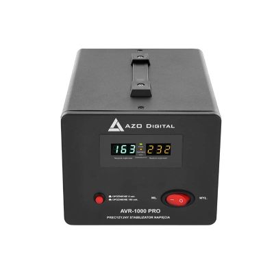 5. AZO Digitaler Spannungsstabilisator AVR-1000 PRO 1000 VA / 600 W