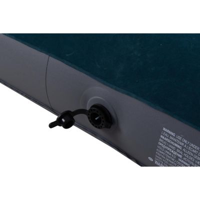 18. Beflockte Matratze für 2 Personen mit integrierter Fußpumpe 191x137x22cm 24131