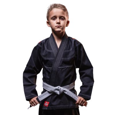 15. BJJ Kimono / GI für Kinder Schwarz + GRATIS Gürtel - X-SERIES M0