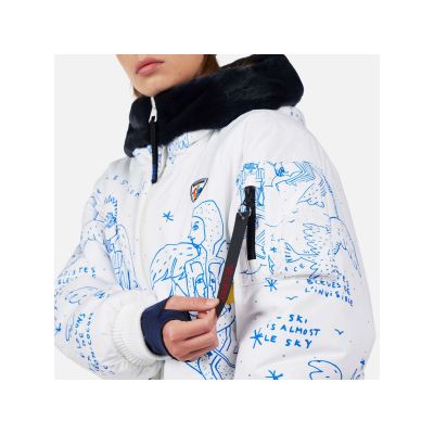4. ROSSIGNOL W JCC YETI-REV JKT Damen-Skijacke weiß