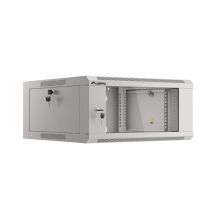 LANBERG Wandschrank 19" 4HE 570x600 Schnellmontage (Grau, flach verpackt) WFFA-5604-10S