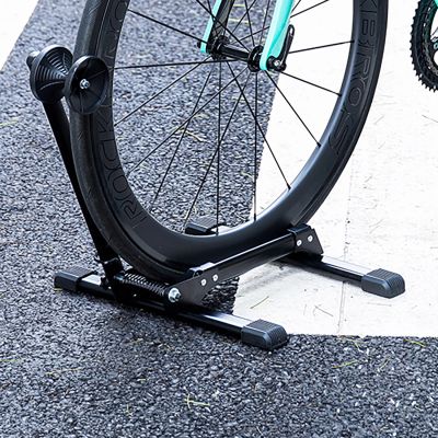 3. Rockbros 27210001001 Klappbarer Fahrradständer – Schwarz
