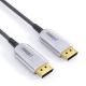 FiberX FX-I260-010 DisplayPort-Kabel 10 m Schwarz, Silber