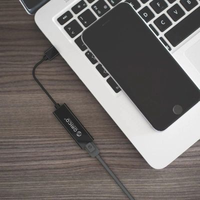 4. Orico UTJ-U3 1 Gigabit USB-A 3.0 Externe Netzwerkkarte – Schwarz