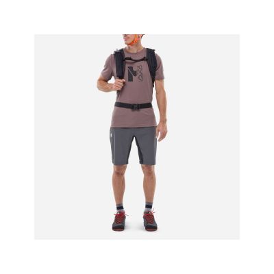 2. MILLET Kamet Map Ts Ss M lila Pflaume Herren T-Shirt