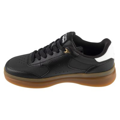 2. Skechers Duraleather Lace Up Snoop Cupsole Sneaker 251200-BKW Schwarz 40
