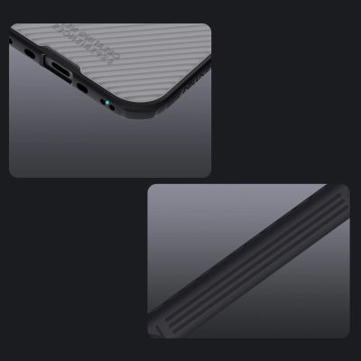 16. Nillkin CamShield Pro MagSafe-kompatible Hülle für iPhone 17 Air – Transparent Schwarz