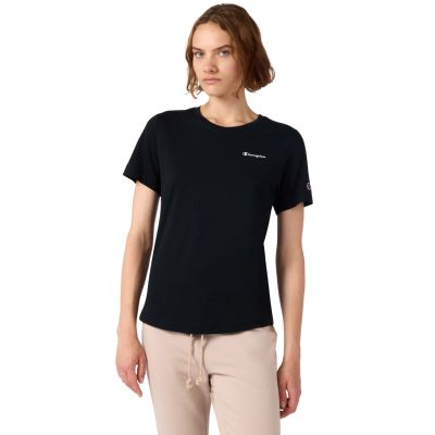 Champion Damen Kurzarm-T-Shirt Schwarz 118408 KK001