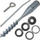 12. REDCLIFFS Metall-Schirmhalterung 25-55 mm Schraubsockel