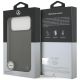 8. Mercedes Leather Large Laurel Leave MagSafe Case für iPhone 17 Pro Max – Schwarz und Grau