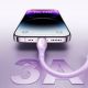 7. Joyroom S-A59 Vibrant Series 3A USB-A - Lightning Kabel 1,2 m - lila