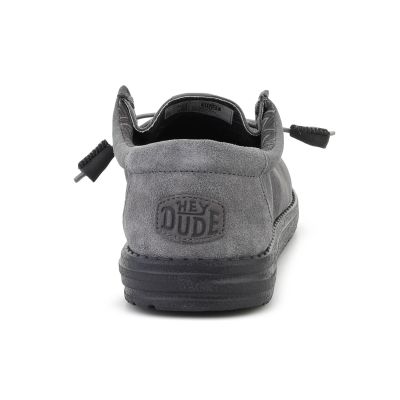 5. HEYDUDE WALLY STRETCH CANVAS BLOCK GRANIT GRAU/MULTI 44353-1VT