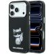 Karl Lagerfeld IML Choupette Body Sketch Print MagSafe Hülle für iPhone 17 Pro / 18 Pro - Schwarz