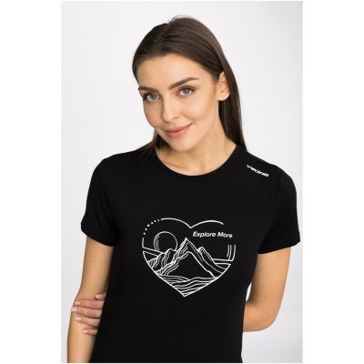 VIKING Lenta Bamboo Light Damen-T-Shirt Schwarz XL